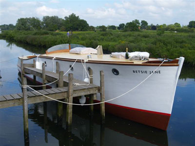 Restored motor cruiser