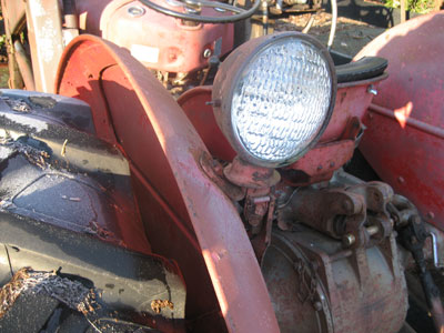 MF35 ploughing light