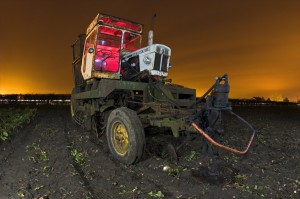 Peter Standen sugar beet harvester