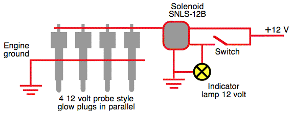 Alternative wiring diagram for MF35
